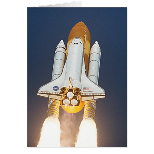 Cartão Shuttle do Espaço (Frente)