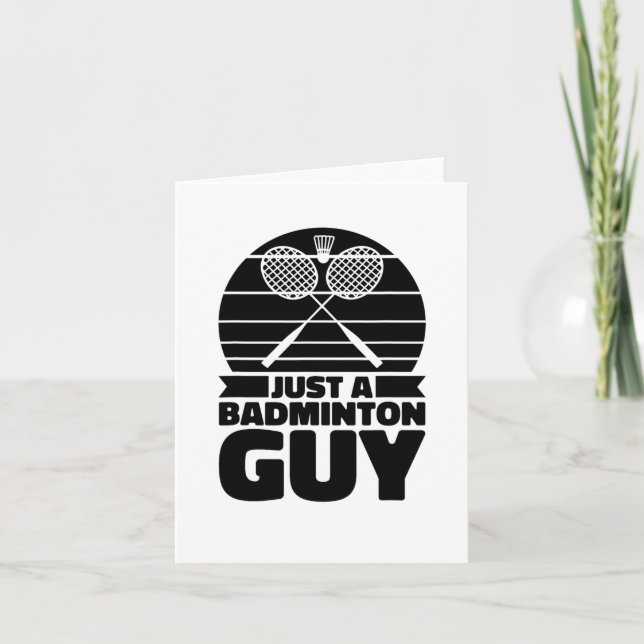 Cartão Shuttle Racquet Court Racket - Equipe Apenas Uma M (Frente)