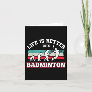 Cartão Shuttles de Badminton 