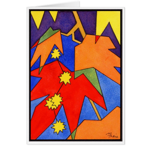 Cartão Sicômoro ocidental (Frente)