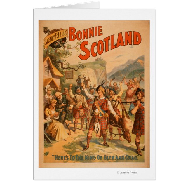 Cartão Sidney R. Ellis' Bonnie Scotland Play 3 (Frente)