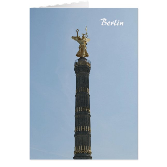 Cartão Siegessaule Berlin (Frente)