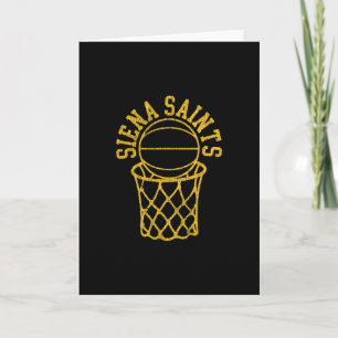 Cartão Siena College Envelhecido Vintage 80s Sketll Net G