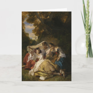Cartão Siesta do La de Franz Xaver Winterhalter-