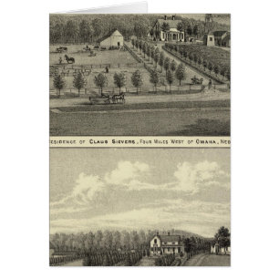 Cartão Sievers e Eicke, Nebraska