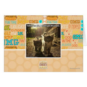 Cartão Siga-me miúdo