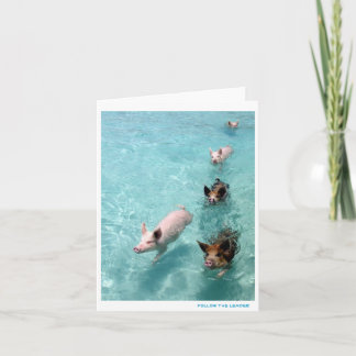 Cartão Siga o líder