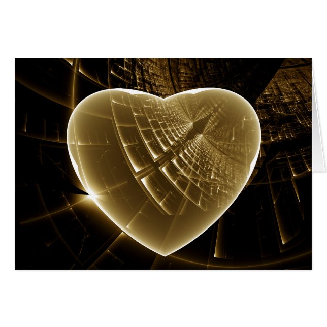 Cartão Siga seu coração (Frente Horizontal)