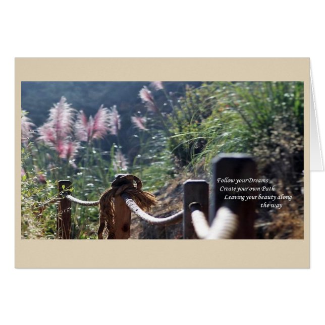 Cartão Siga seu trajeto (Frente horizontal)