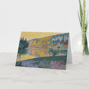 Cartão Signac - The Andelys, Setting Sun, Opus 135