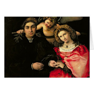 Cartão Signor Marsilio Cassotti e sua esposa, Faustina