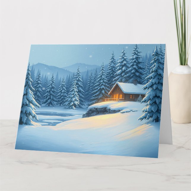 Cartão Silent Snow  (Frente)