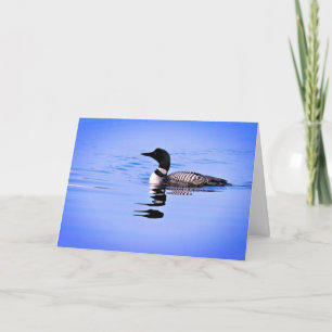 Cartão Silent wonders blank greeting card Loon
