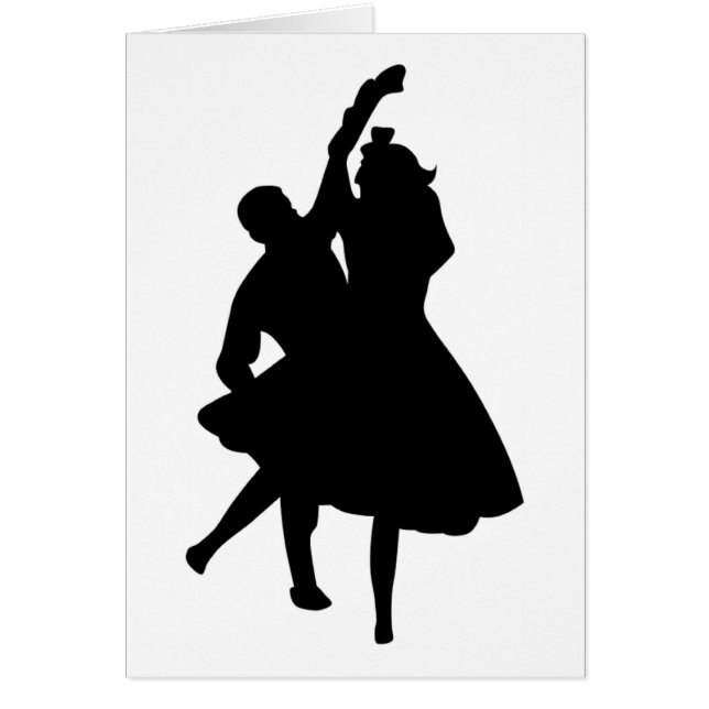 CARTÃO SILHOUETTE DANCERS (Frente)