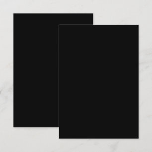 Cartão Silhouette de Gato Negro Minimalista