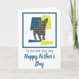 Cartão Silhueta de Cachorro Chihuahua TriColor no Dia dos