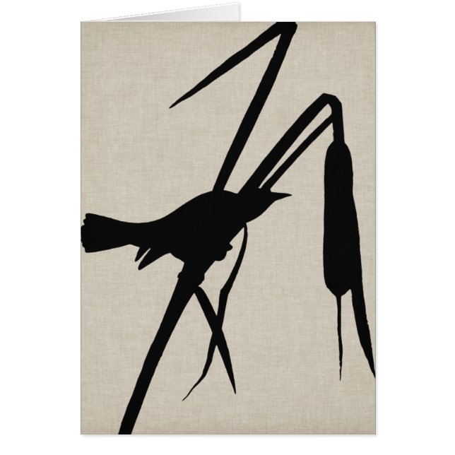 Cartão Silhuette de Audubon II (Frente)
