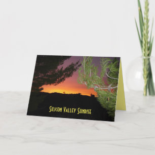 Cartão Silicon Valley Sunrise