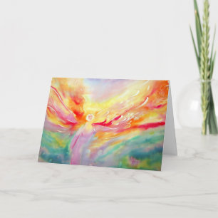 Cartão Silk I Acredita em Angels Bíblia Cote Greeting Car