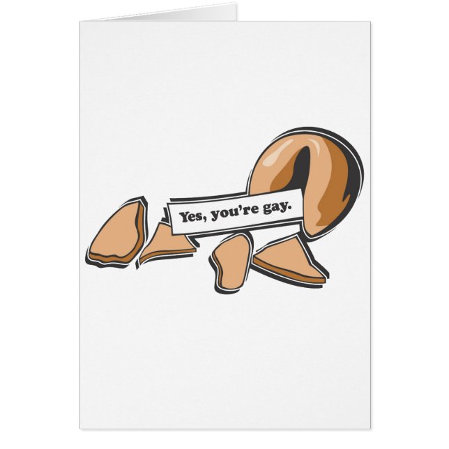 Cartão SIM, VOCÊ é BISCOITO de FORTUNA ALEGRE (Frente)