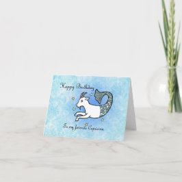 Cartão Símbolo Astrologico Zodiac Capricórnio Goat Birthd