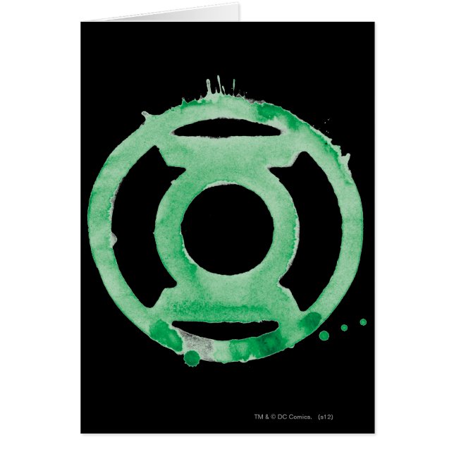 Cartão Símbolo Café Lanterna - Verde (Frente)