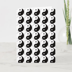 Cartão Símbolo Chinês Yin Yang Tai Ji