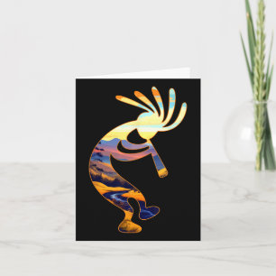 Cartão Símbolo Dancing Kokopelli Southwestern Usa