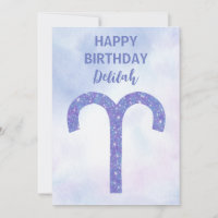 Símbolo de Astrologia de Cortes Aries Personalizad
