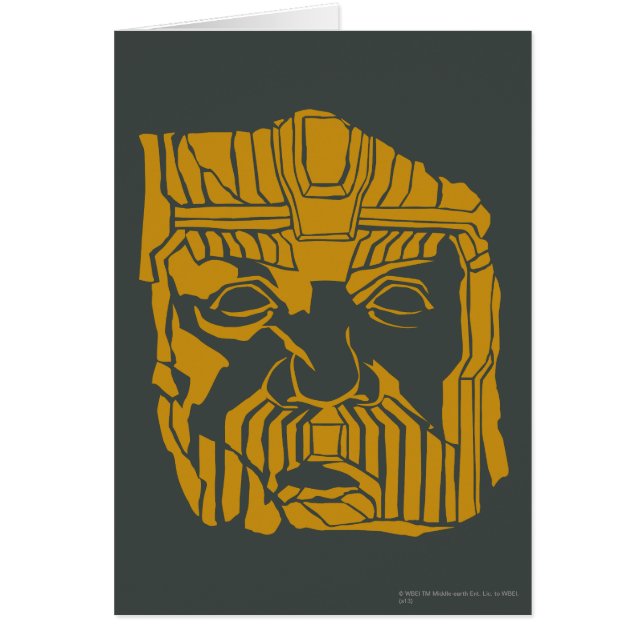 Cartão Símbolo de Estátua Erebor (Frente)