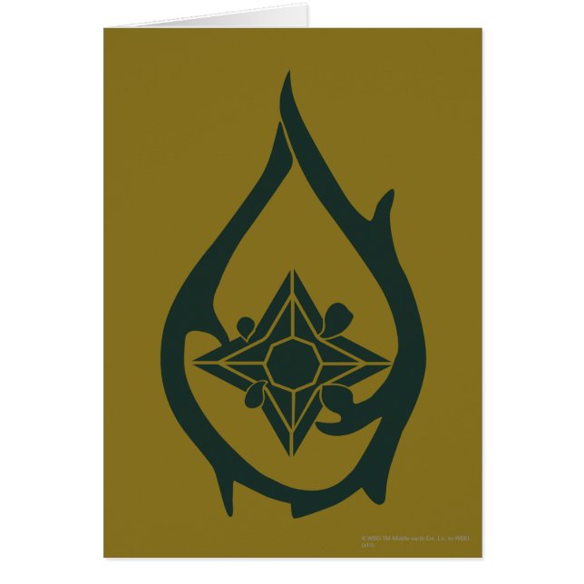 Cartão Símbolo de queda TAURIEL™ (Frente)