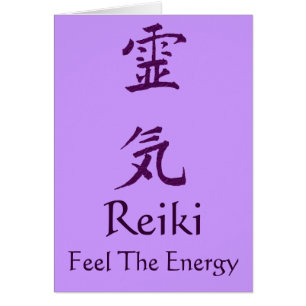 Cartão Símbolo Reiki Sente a Personalização Energétic