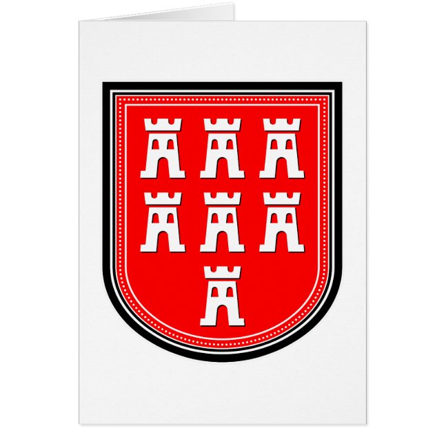 Cartão Símbolo saxônico (Frente)