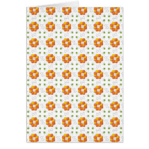 Cartão Símbolo sun letão tradicional design IX geométr