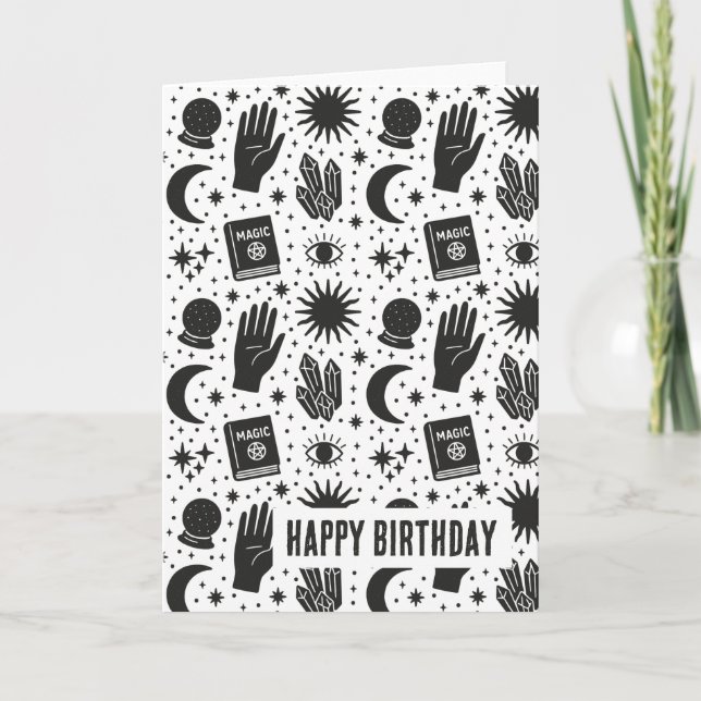 Cartão Símbolos místicos (Frente)