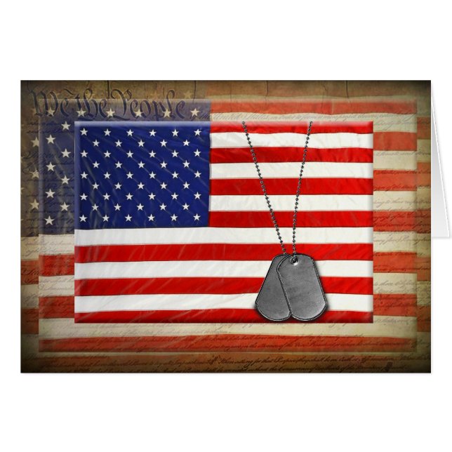 Cartão Símbolos Patriotismos (Frente Horizontal)