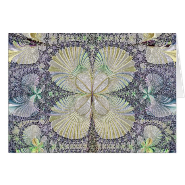 Cartão Simetria na madrepérola (Frente horizontal)