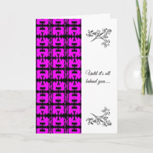 Cartão simpatia afro-americana