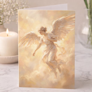 Cartão Simpatia Angelical Condolências Pensando Em Você