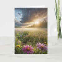 Simpatia Campo de Flor Selvagem com Gotas de Chuva