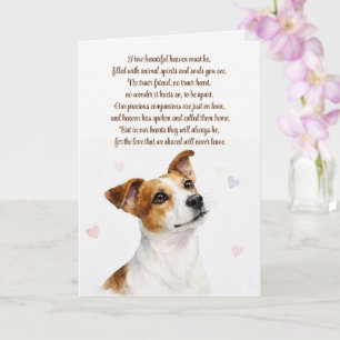 Cartão Simpatia Canina Jack Russel Terrier Espiritual Poe