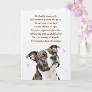 Cartão Simpatia Canina Pitbull Perda Espiritualidade