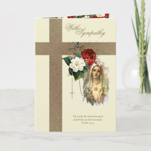 Cartão Simpatia Católica Virgem Maria Carteira de Jesus R