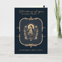Simpatia Católica Virgem Maria Dourada Crucifix