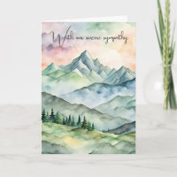 Simpatia Cena de Montanha Watercolor