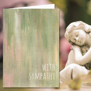 Cartão Simpatia Condolências Pintura da Natureza
