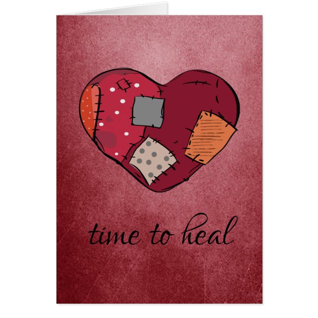 Cartão Simpatia Curando Coração (Frente)