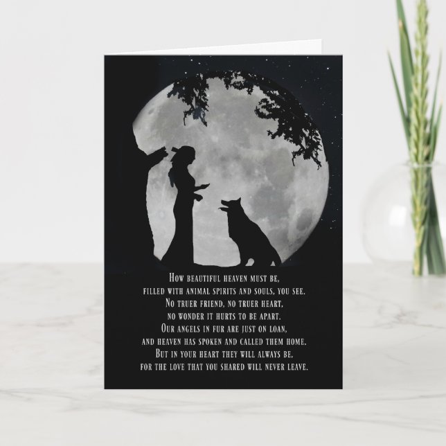 Cartão Simpatia de Cão Espiritual (Frente)