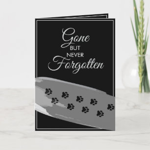 Cartão Simpatia de Pet de Fotografia em Preto e Branco da