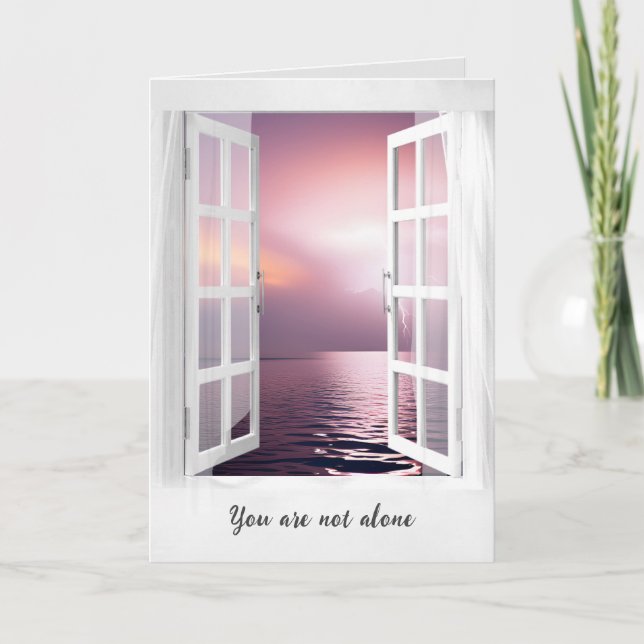 Cartão Simpatia de Tempestade em Janela (Frente)